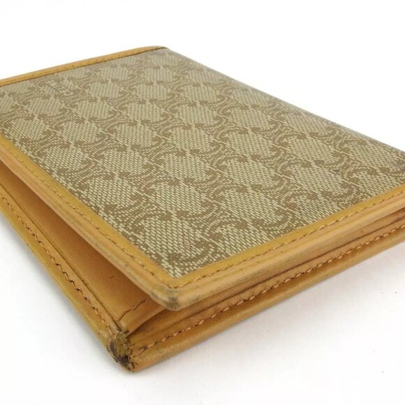 CELINE Case Case Macadam Beige PVC ?~ Leather Authentic Used - Picture 13 of 14